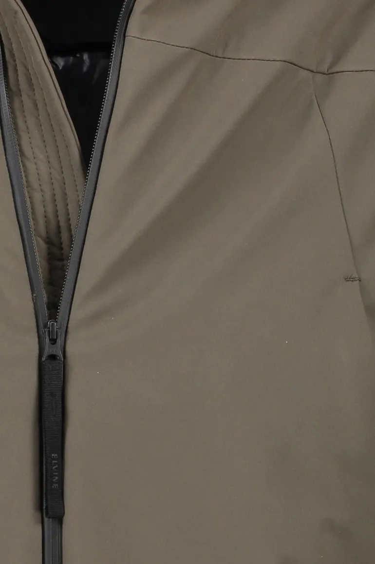 Elvine winterjas Philian khaki