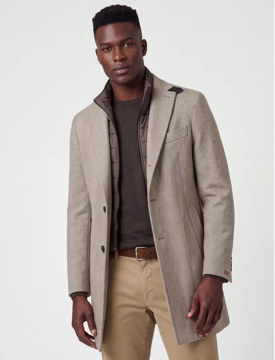 Portofino winterjas beige