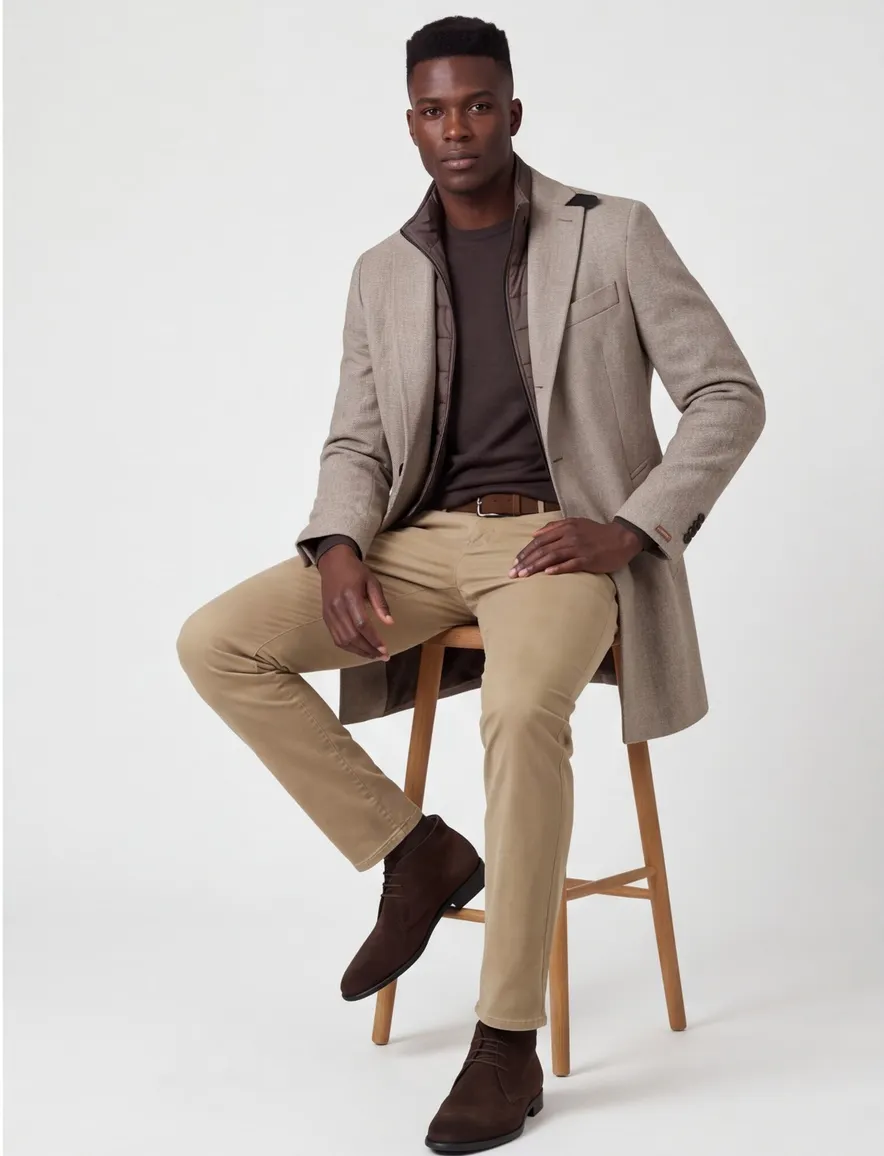 Portofino winterjas beige