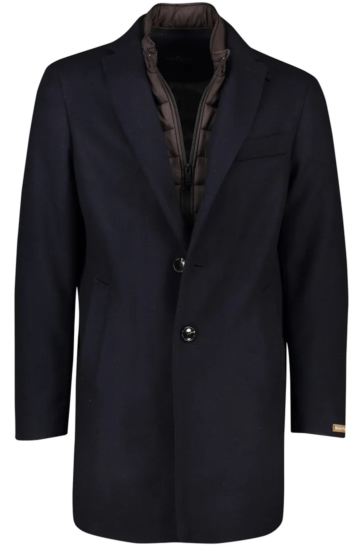 Portofino winterjas navy uni normale fit