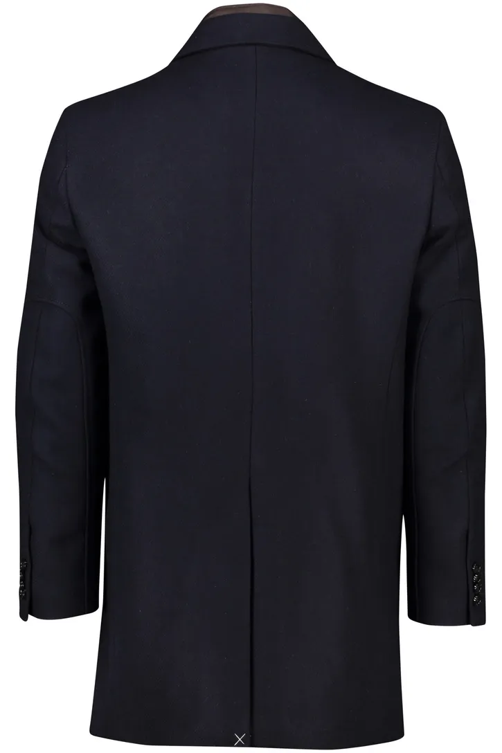 Portofino winterjas navy uni normale fit