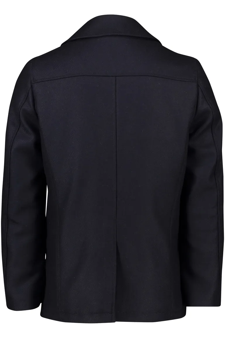 Portofino winterjas navy uni wol normale fit