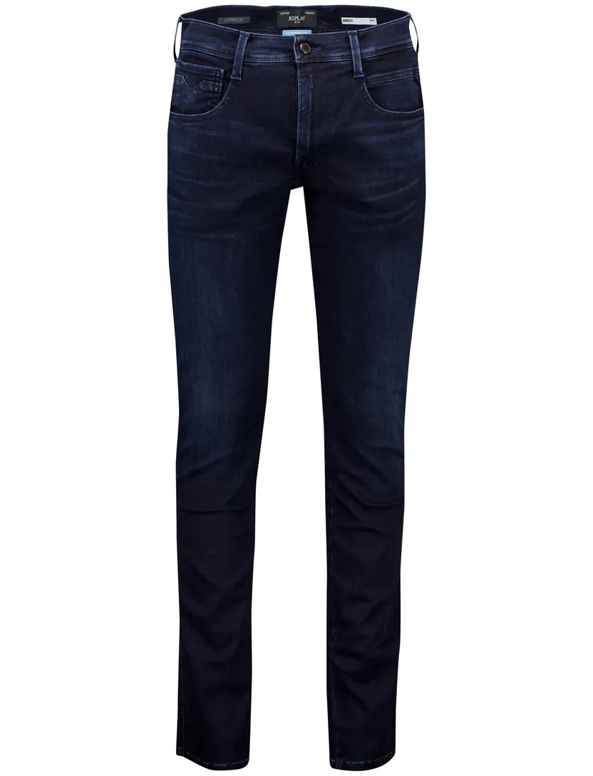 Replay 5-p Anbass Hyperflex denim donkerblauw