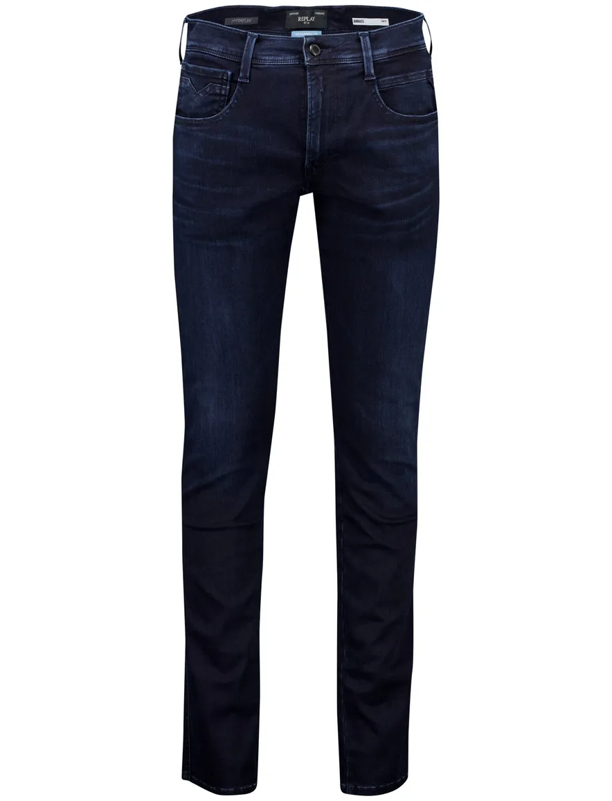 Replay 5-p denim Anbass Hyperflex donkerblauw