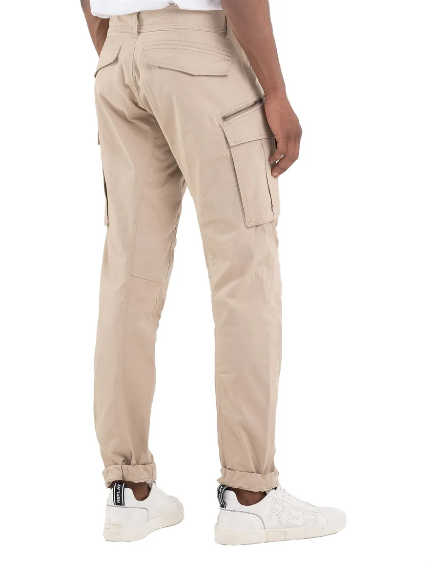 Pantalon cargo beige Replay