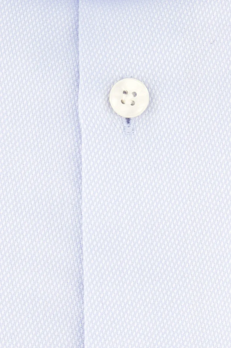 John Miller overhemd tailored fit lichtblauw
