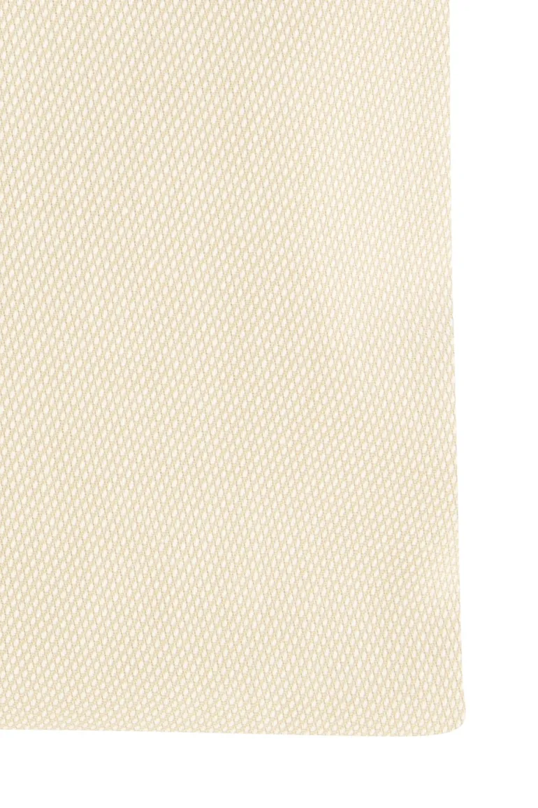 John Miller overhemd normale fit beige effen