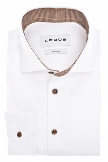 Ledub Spierwit Ledub Modern Fit New overhemd mouwlengte 7