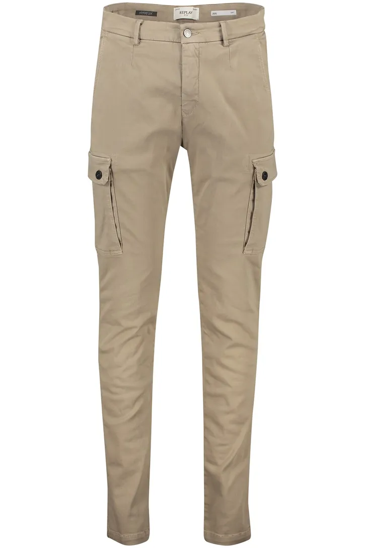 Replay Pantalon cargo bruin hyperflex slim fit
