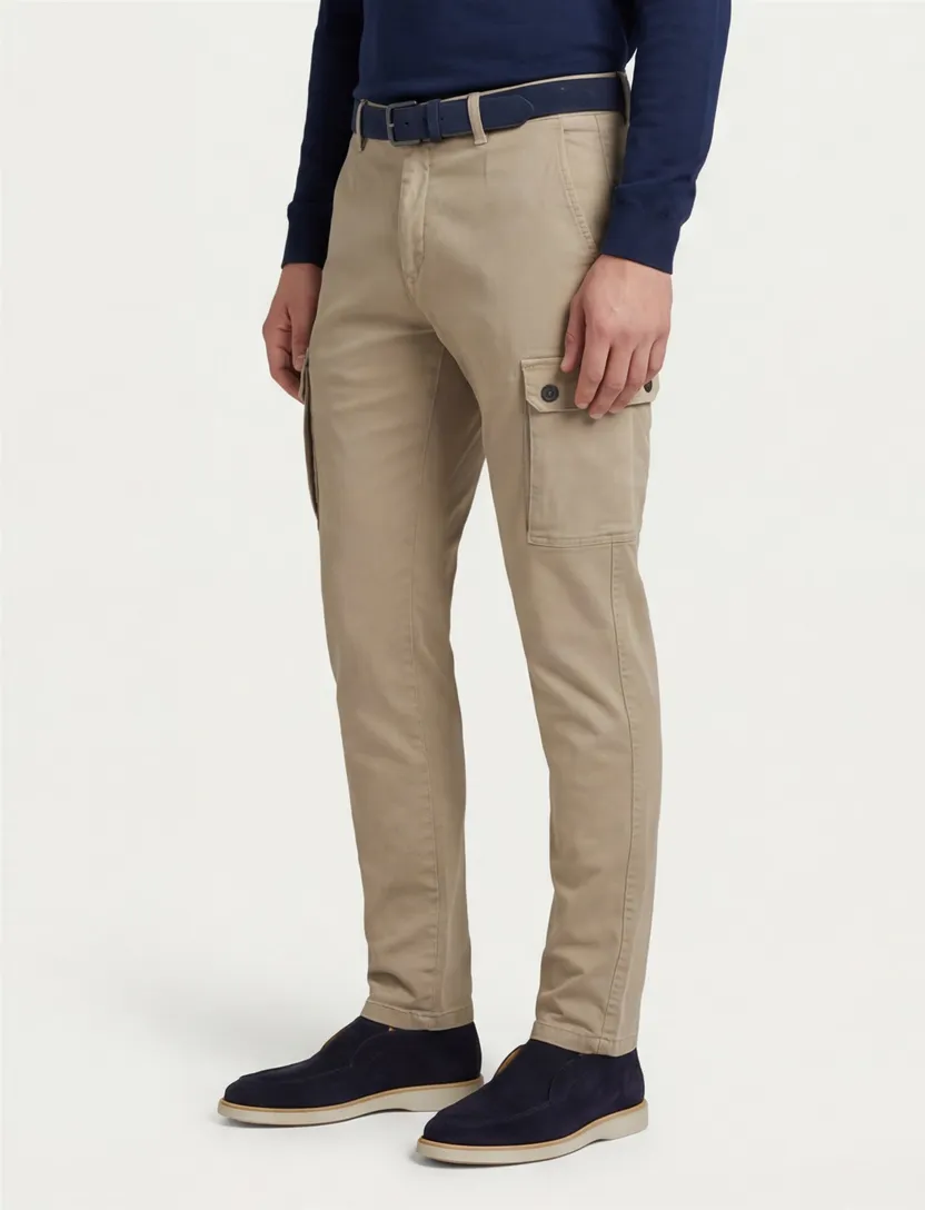 Replay Pantalon cargo bruin hyperflex slim fit