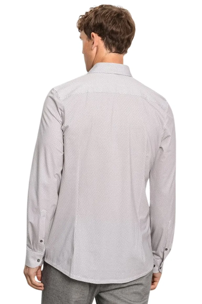 Olymp overhemd beige level 5 body fit