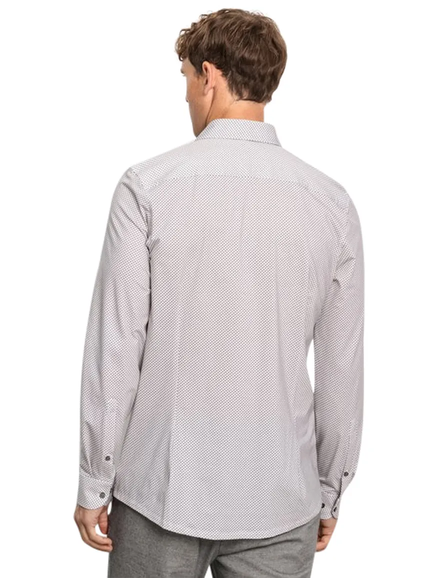 Olymp overhemd beige level 5 body fit