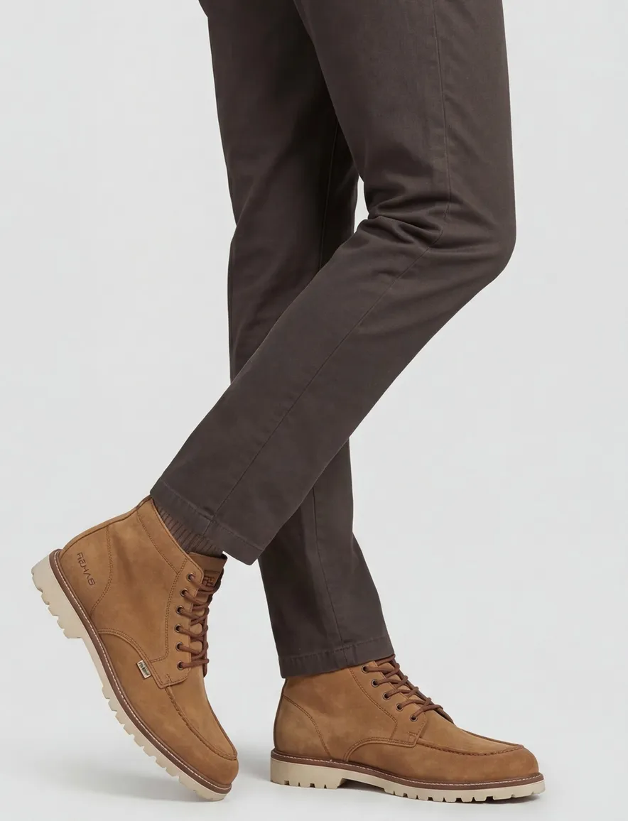 Rehab boots beige hoog