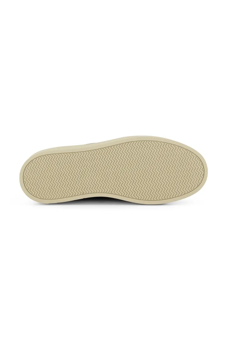 Rehab sneakers uni leer zwart