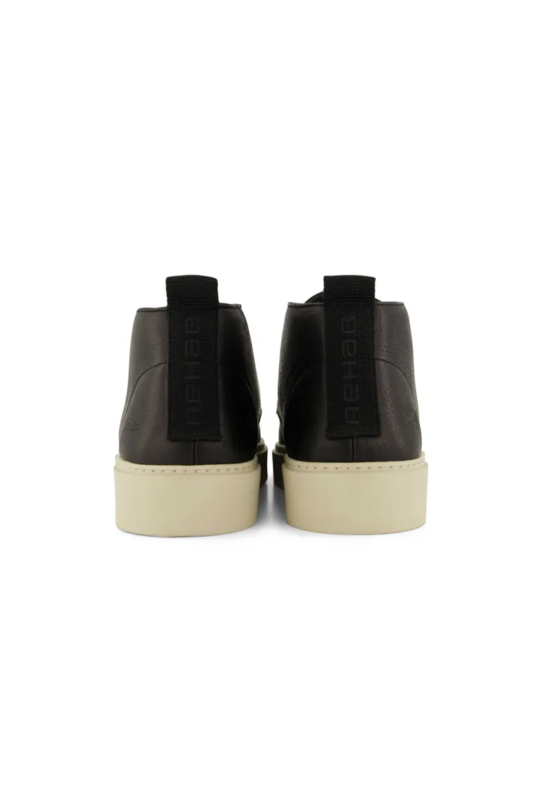 sneakers Rehab effen leer zwart