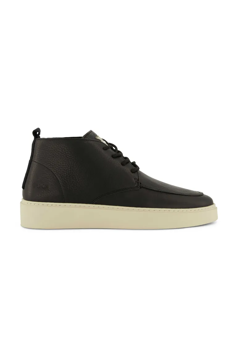 sneakers Rehab effen leer zwart