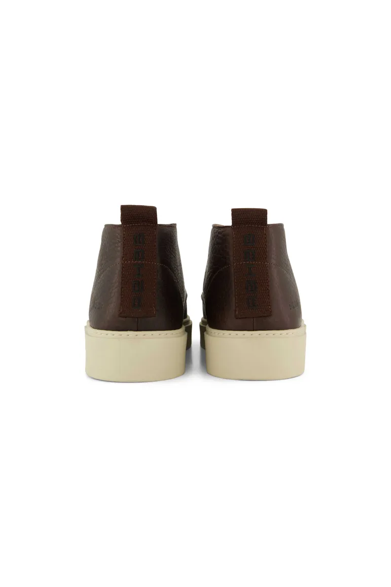 Rehab hoge sneakers bruin leer uni
