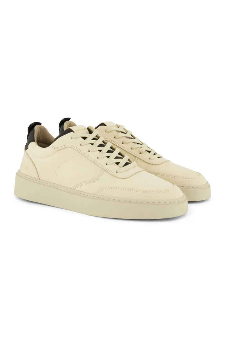 Beige Rehab sneakers effen leer