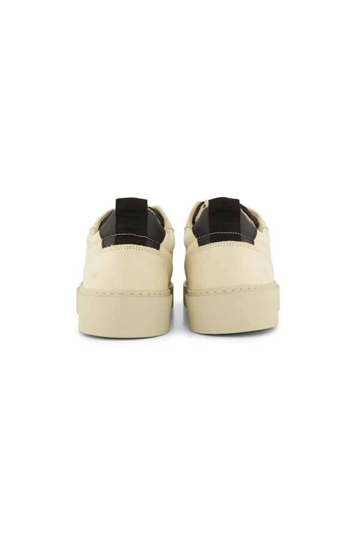 Beige Rehab sneakers effen leer