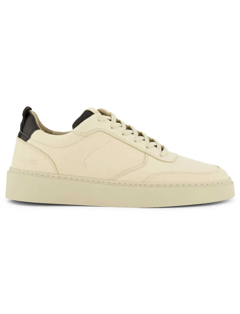 Beige Rehab sneakers effen leer