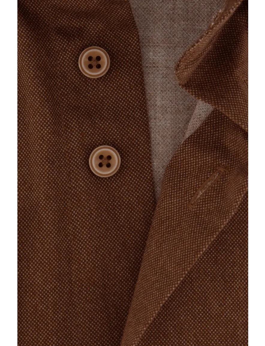 casual overhemd bruin Eden Valley Regular Fit