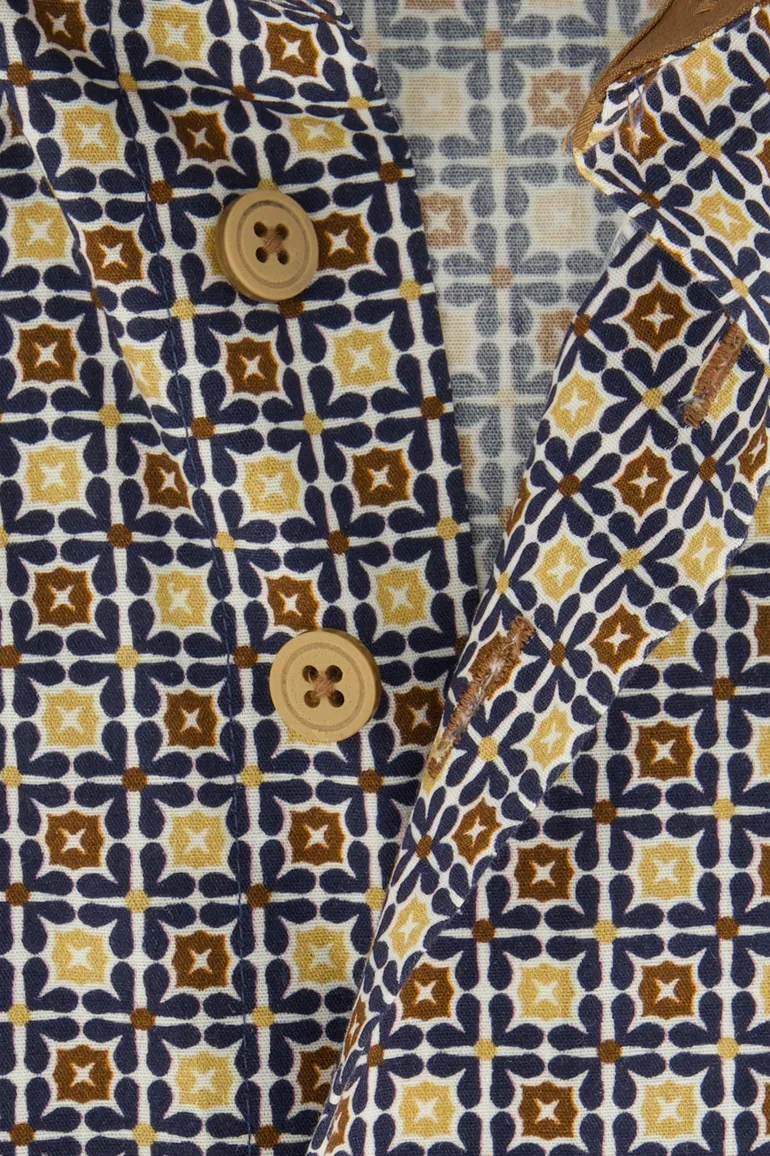 casual overhemd donkerblauw Eden Valley Regular Fit