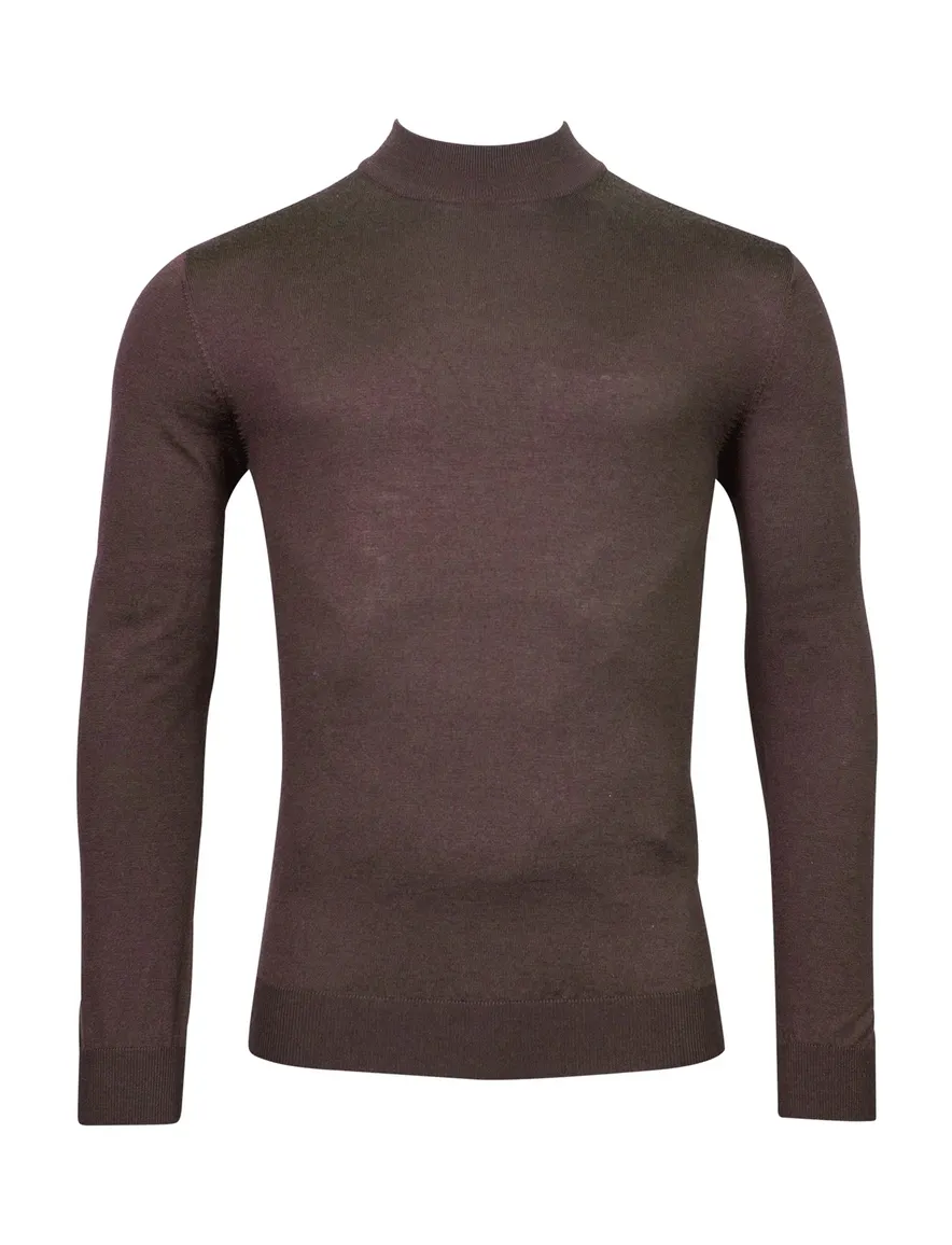 Thomas Maine turtle bruin normale fit wol