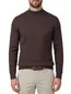 Thomas Maine turtleneck bruin normale fit 100% wol