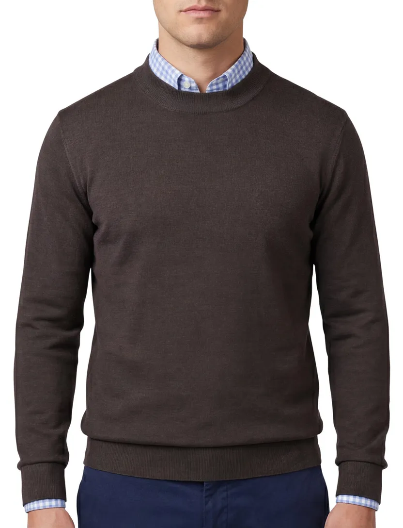 trui Thomas Maine bruin turtleneck