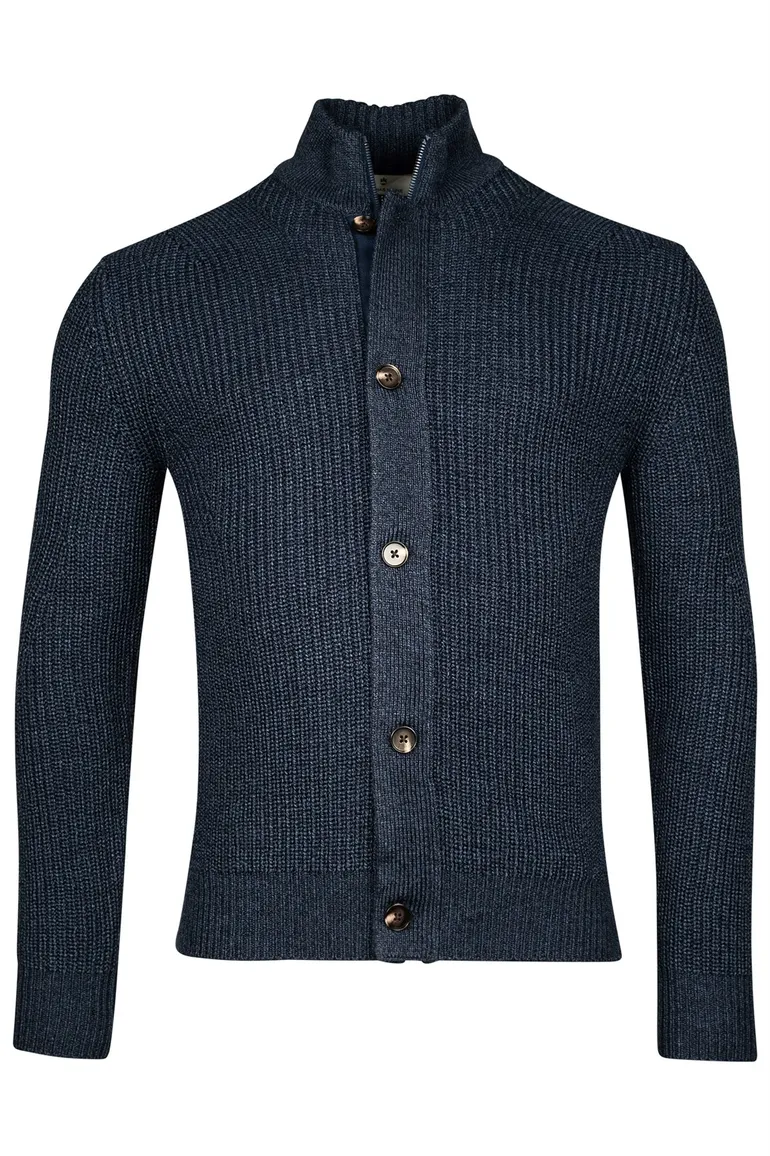 Thomas Maine vest donkerblauw