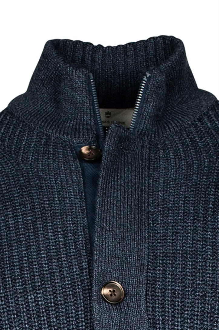 vest Thomas Maine blauw