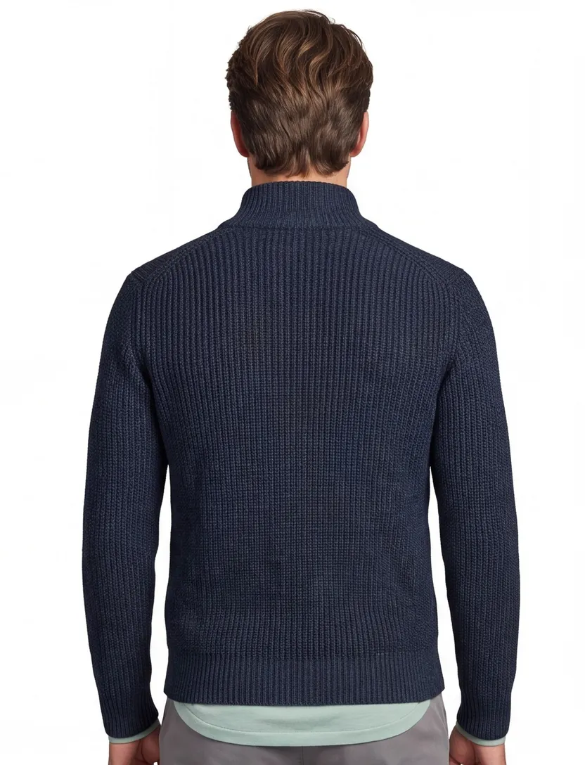 vest Thomas Maine donkerblauw