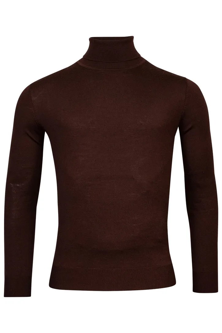 Thomas Maine coltrui bruin normale fit 100% wol