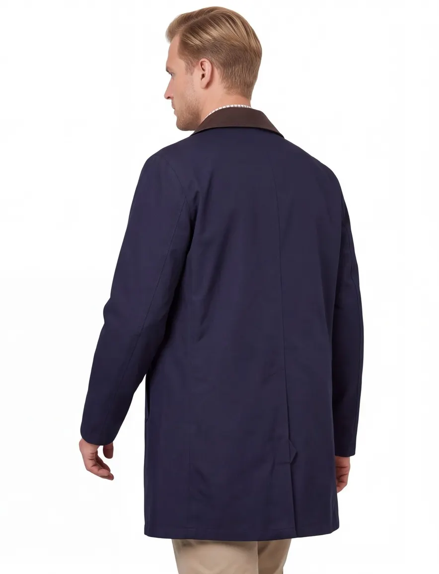 Wellington of Bilmore manteljas donkerblauw effen