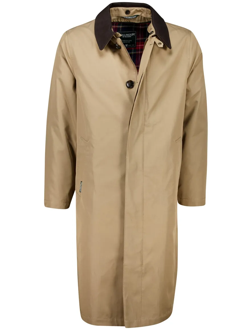 Wellington of Bilmore manteljas beige katoen
