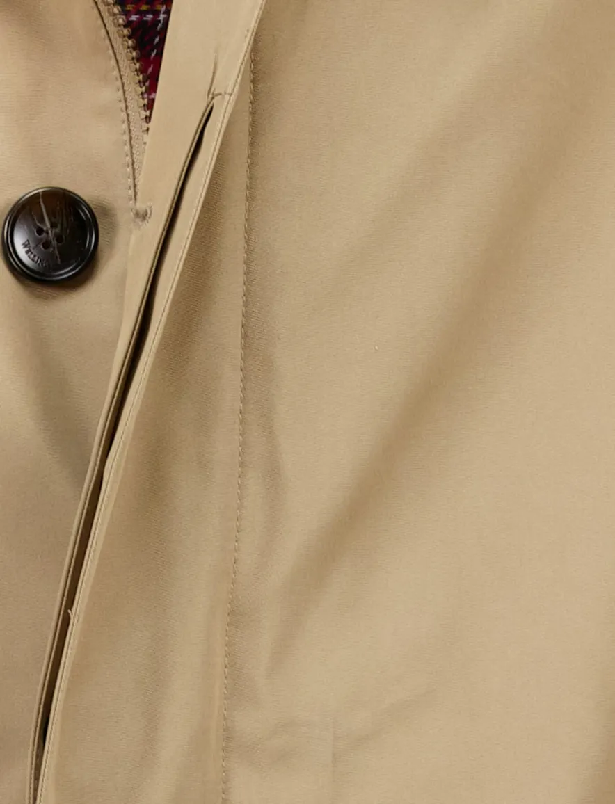 Wellington of Bilmore manteljas beige katoen