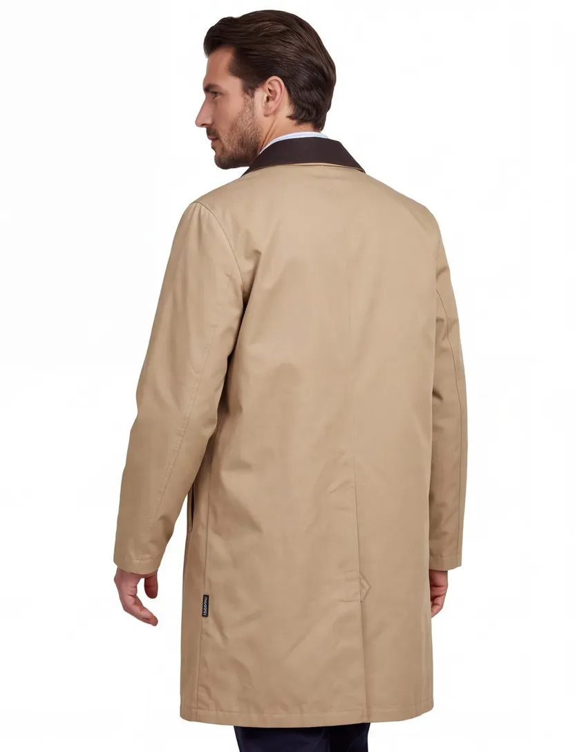 Wellington of Bilmore manteljas beige effen