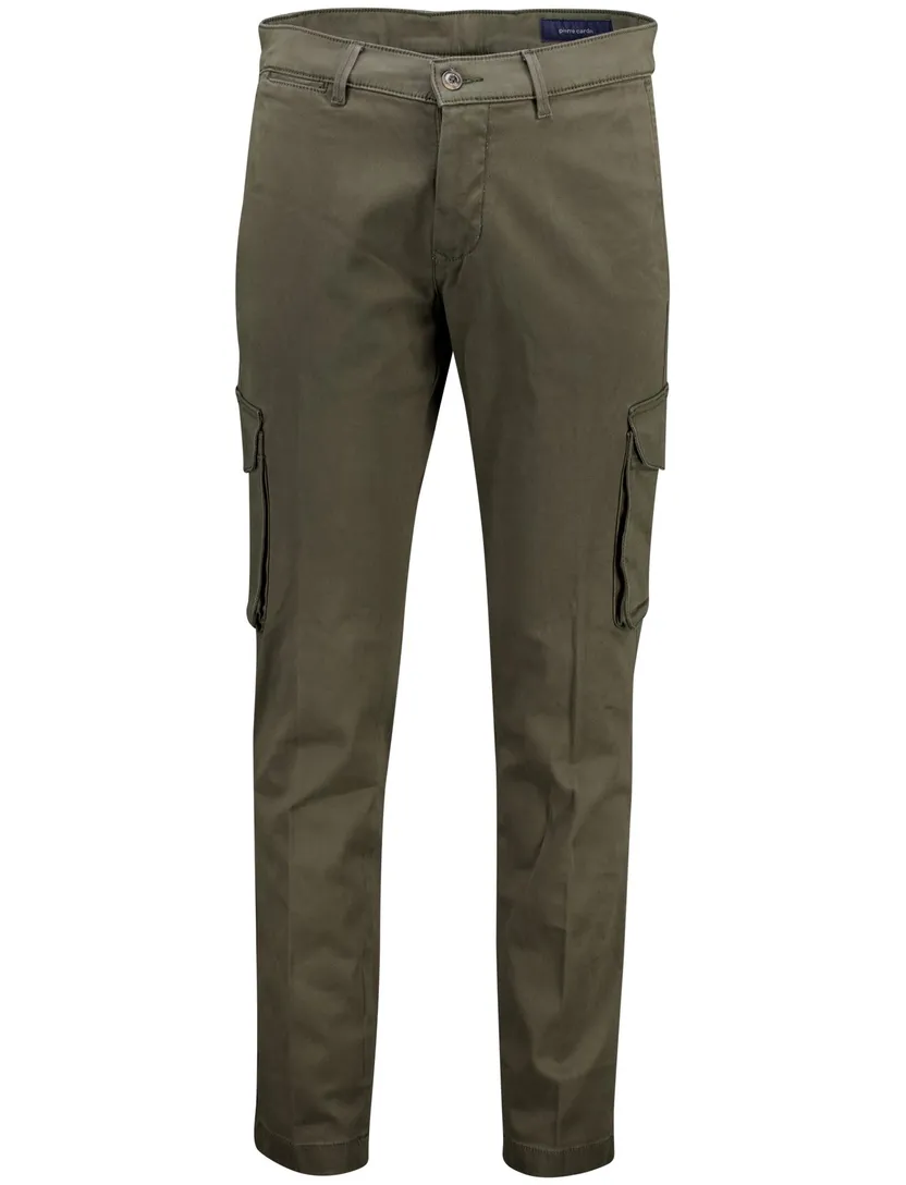 Pierre Cardin Pantalon groen cargo Cayenne