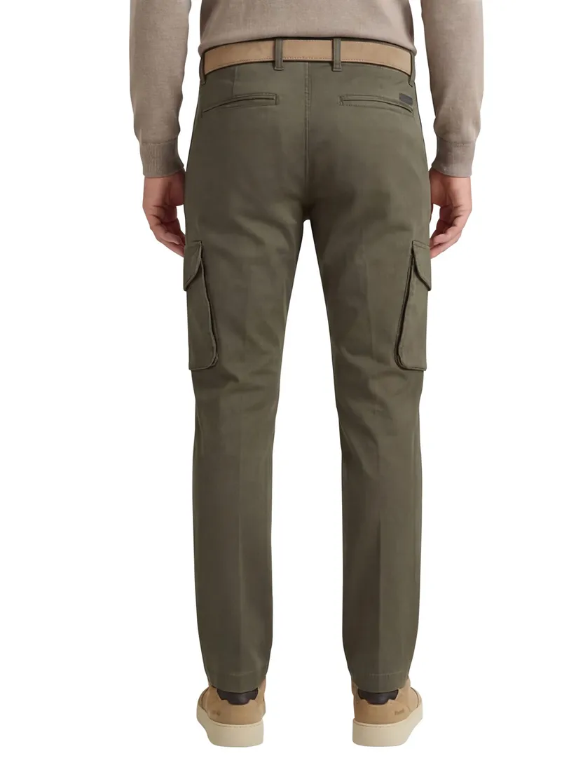 Pierre Cardin Pantalon groen cargo Cayenne