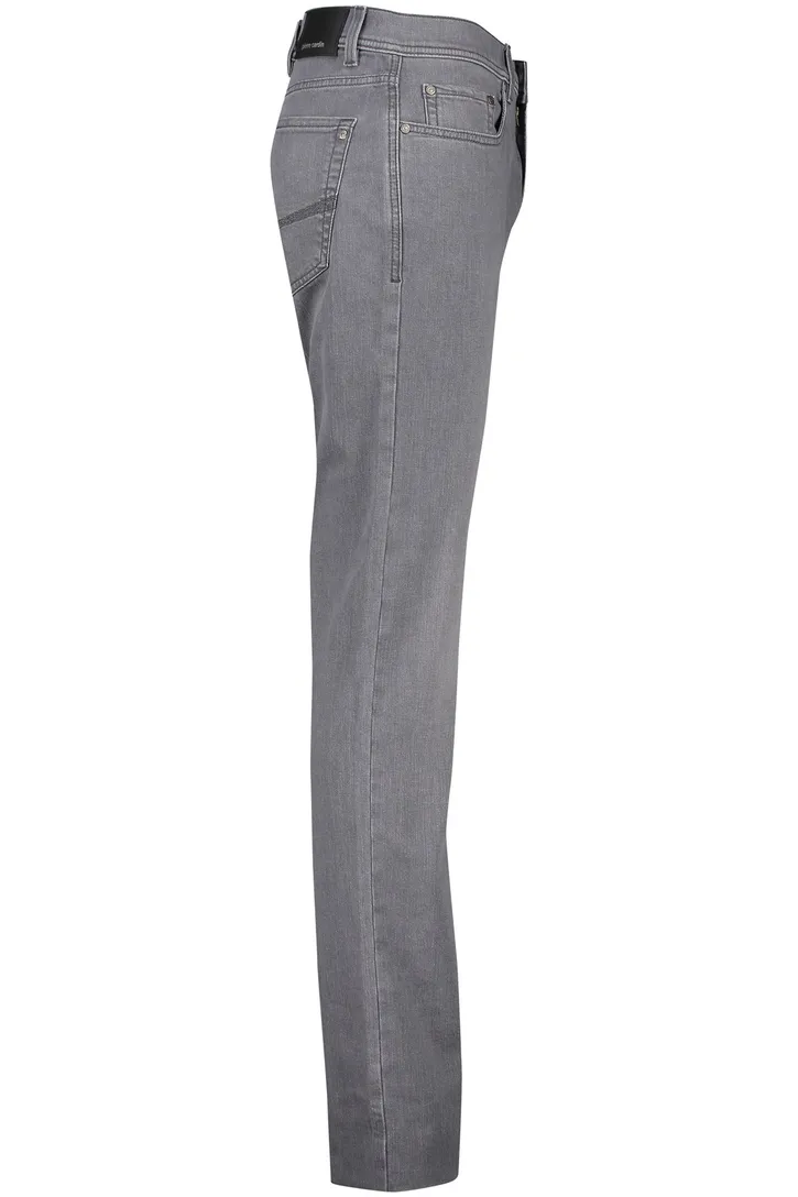 Pierre Cardin jeans Tapered fit grijs effen denim