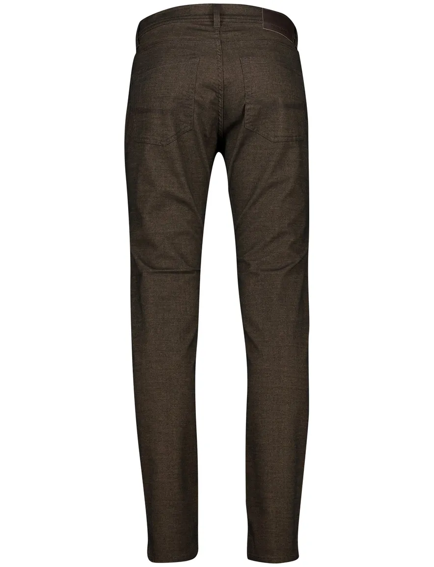 Pierre Cardin Lyon bruin 5-pocket broek