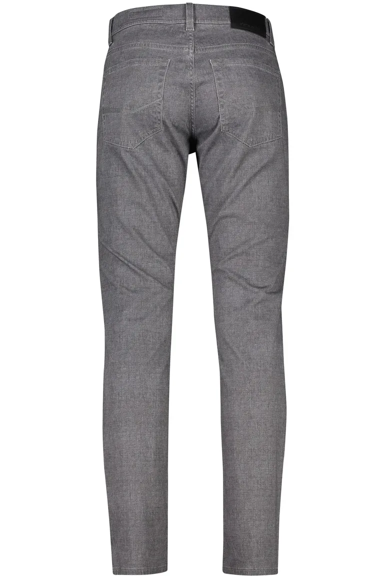 Pierre Cardin 5-pocket Lyon grijs gemêleerd katoen
