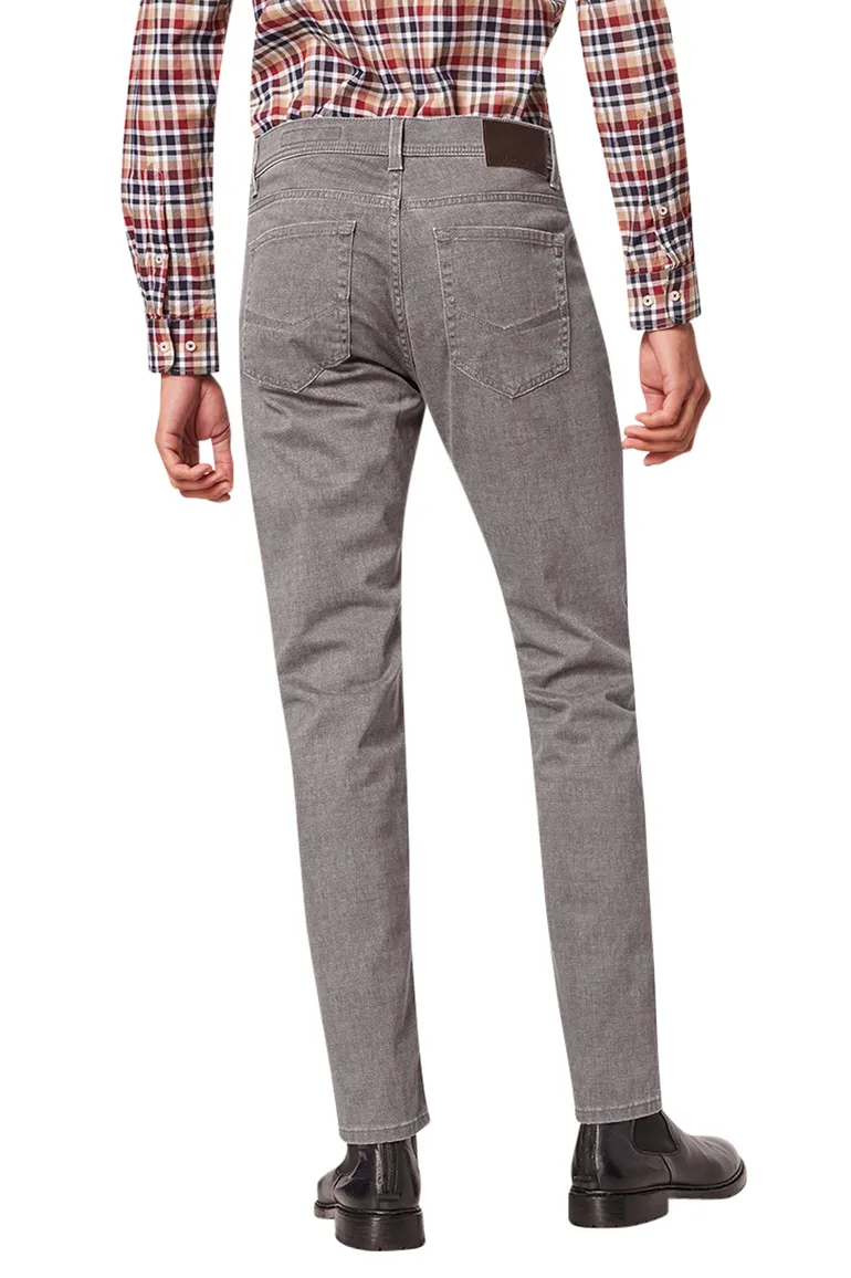 Pierre Cardin 5-pocket Lyon grijs gemêleerd katoen