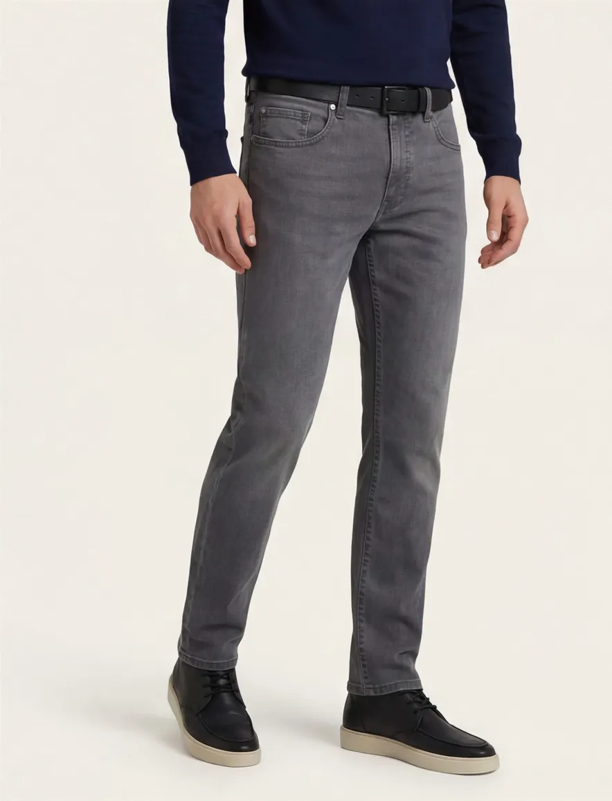 Pierre Cardin jeans grijs Lyon tapered fit