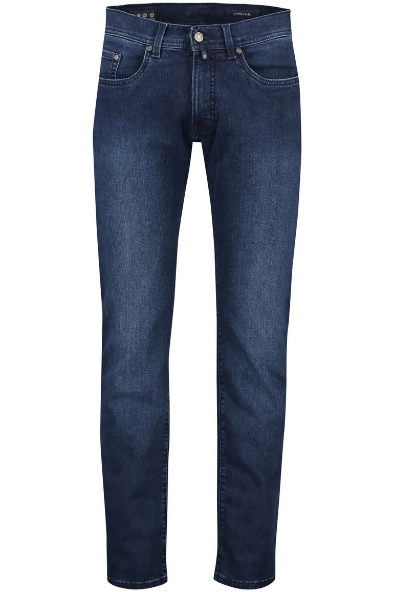 Pierre Cardin broek 5-p donkerblauw Tapered fit