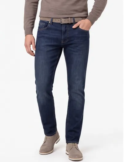 Pierre Cardin Pierre Cardin jeans donkerblauw denim Lyon Tapered Fit