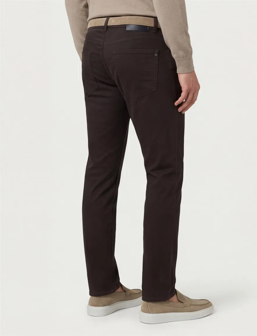 jeans bruin Pierre Cardin Lyon Tapered