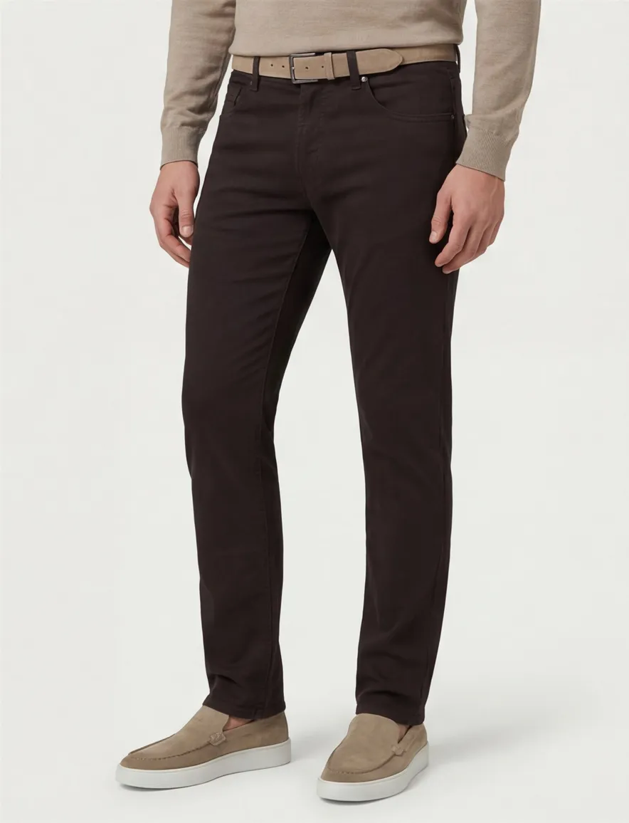 jeans bruin Pierre Cardin Lyon Tapered