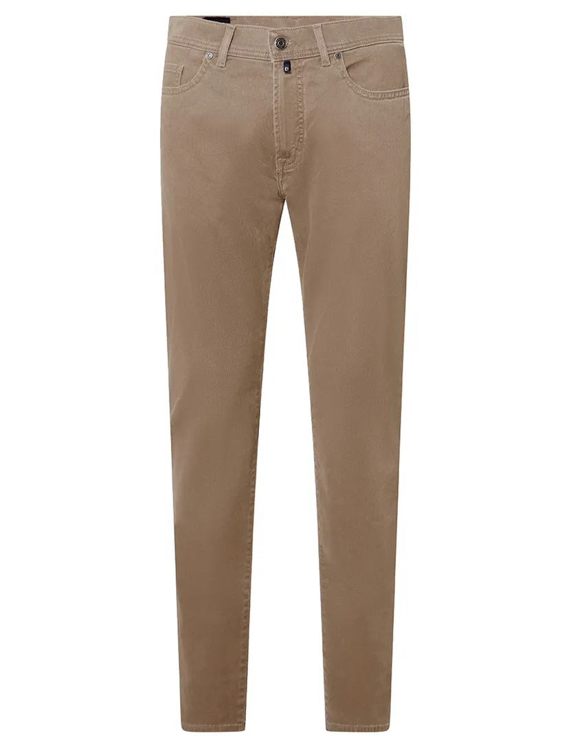 Pierre Cardin 5-pocket pantalon Lyon Tapered camel Big & Tall