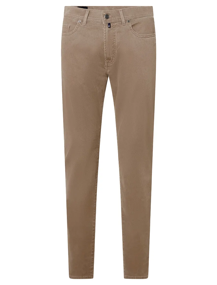 Pierre Cardin Lyon Tapered 5-pocket pantalon camel